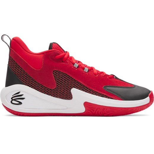 Buty do koszykówki uniseks Under Armour CURRY 3Z 25 SDE - czerwone ze sklepu Sportstylestory.com w kategorii Buty sportowe męskie - zdjęcie 184675465