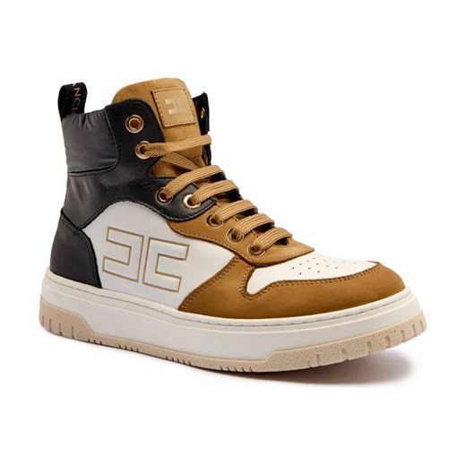 Elisabetta Franchi Skórzane sneakersy ze sklepu Gomez Fashion Store w kategorii Buty sportowe dziecięce - zdjęcie 184675526