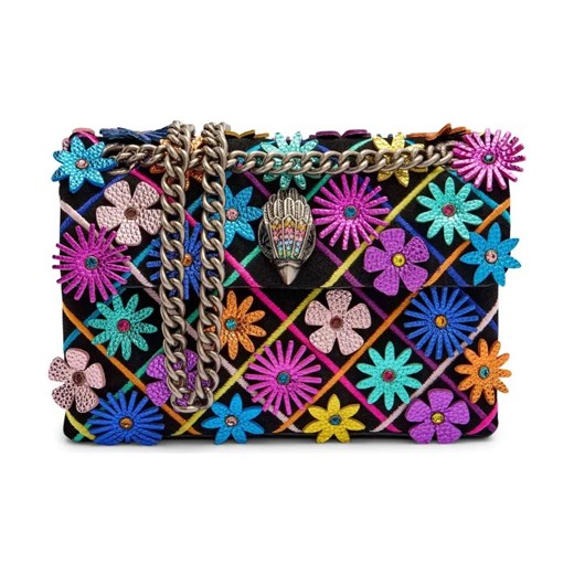 Kurt Geiger Skórzana torebka na ramię MINI KENSINGTON FLOWERS ze sklepu Gomez Fashion Store w kategorii Kopertówki - zdjęcie 184675528