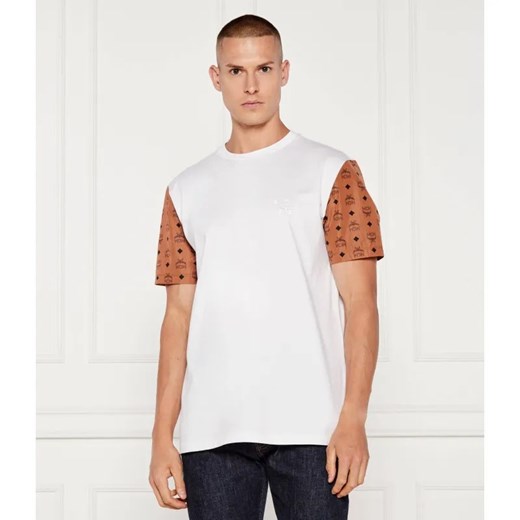 MCM T-shirt MONOGRAM | Regular Fit ze sklepu Gomez Fashion Store w kategorii T-shirty męskie - zdjęcie 184675606