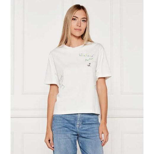 Weekend MaxMara T-shirt ACLINE | Relaxed fit ze sklepu Gomez Fashion Store w kategorii Bluzki damskie - zdjęcie 184675607