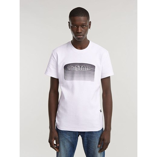 G-Star Koszulka w kolorze białym ze sklepu Limango Polska w kategorii T-shirty męskie - zdjęcie 184676299