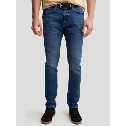 BIG STAR Dżinsy - Tapered fit - w kolorze granatowym ze sklepu Limango Polska w kategorii Jeansy męskie - zdjęcie 184676359