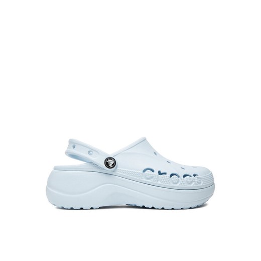 Crocs Klapki C-BAYA PLATFORM CLOG 208186-4JQ Niebieski ze sklepu MODIVO w kategorii Klapki damskie - zdjęcie 184677629