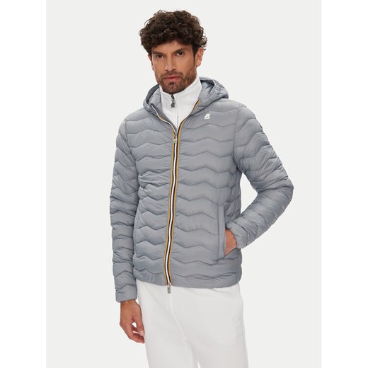 K-Way Kurtka przejściowa Jack K6121HW Szary Slim Fit ze sklepu MODIVO w kategorii Kurtki męskie - zdjęcie 184677635