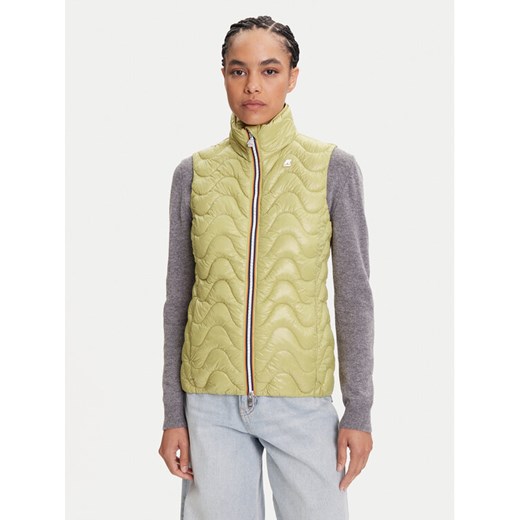 K-Way Bezrękawnik Viole K3122IW Zielony Slim Fit ze sklepu MODIVO w kategorii Kamizelki damskie - zdjęcie 184677705