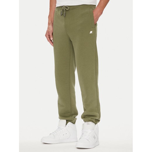 K-Way Spodnie dresowe Mickyel K51377W Zielony Regular Fit ze sklepu MODIVO w kategorii Spodnie męskie - zdjęcie 184677725