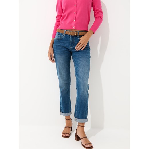 Mohito - Jeansy boyfriend - niebieski Mohito 40 Mohito