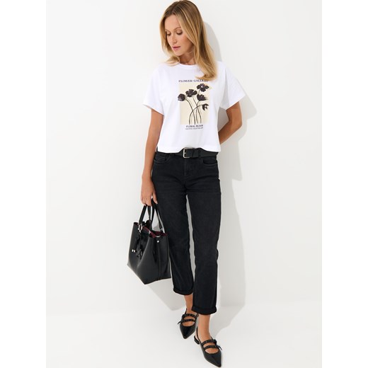 Mohito - Jeansy boyfriend - czarny ze sklepu Mohito w kategorii Jeansy damskie - zdjęcie 184678765
