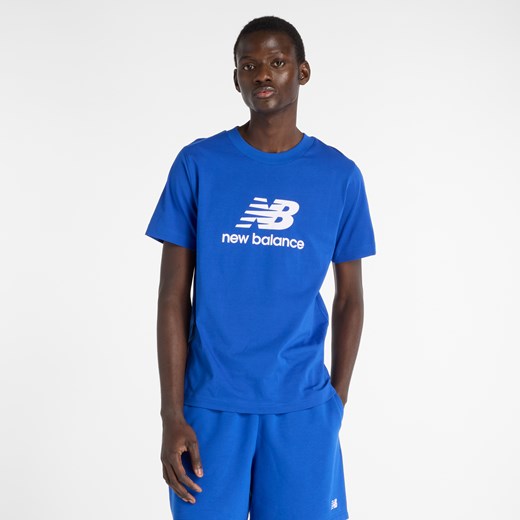 Koszulka męska New Balance MT41502BUM – niebieska ze sklepu New Balance Poland w kategorii T-shirty męskie - zdjęcie 184679087