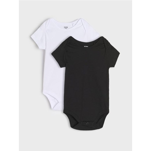 Sinsay - Body 2 pack - biały ze sklepu Sinsay w kategorii Body niemowlęce - zdjęcie 184680128