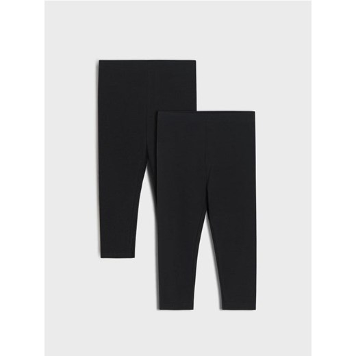 Sinsay - Legginsy 2 pack - czarny ze sklepu Sinsay w kategorii Spodnie chłopięce - zdjęcie 184680266