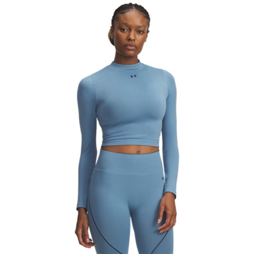 Damski longlseeve treningowy Under Armour UA Vanish Seamless LS - niebieski ze sklepu Sportstylestory.com w kategorii Kurtki damskie - zdjęcie 184680446