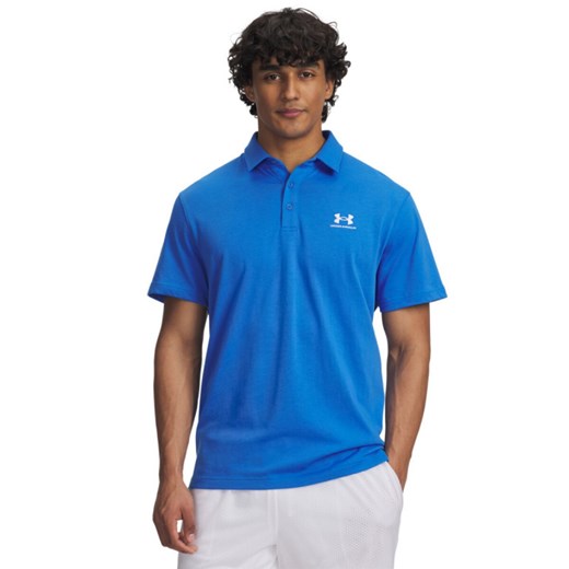 Męska koszulka polo Under Armour UA Icon Polo - niebieska ze sklepu Sportstylestory.com w kategorii T-shirty męskie - zdjęcie 184680519