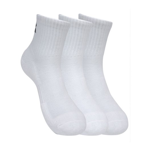 Skarpetki treningowe uniseks (3-pack) Under Armour UA Training - białe ze sklepu Sportstylestory.com w kategorii Skarpetki damskie - zdjęcie 184680528