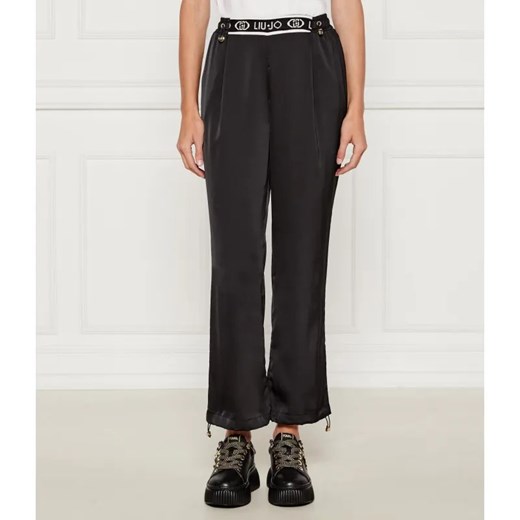 Liu Jo Sport Satynowe spodnie dresowe | Regular Fit ze sklepu Gomez Fashion Store w kategorii Spodnie damskie - zdjęcie 184681349