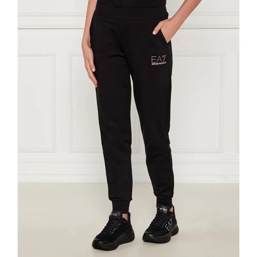 EA7 Spodnie dresowe | Regular Fit ze sklepu Gomez Fashion Store w kategorii Spodnie damskie - zdjęcie 184681387