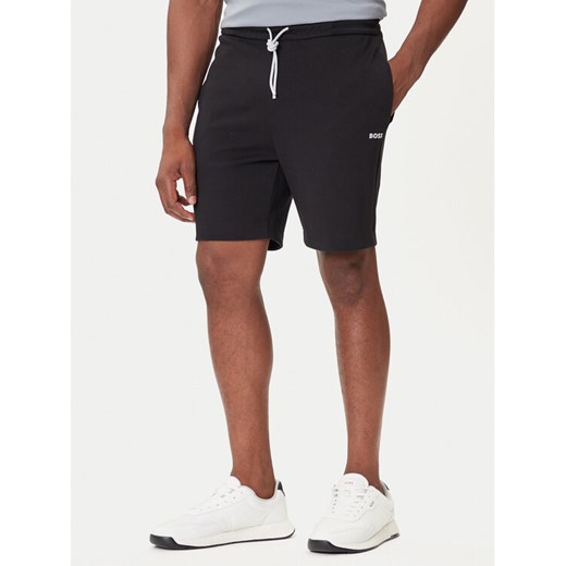 BOSS Szorty sportowe Zone 50543091 Czarny Regular Fit ze sklepu MODIVO w kategorii Spodenki męskie - zdjęcie 184681916