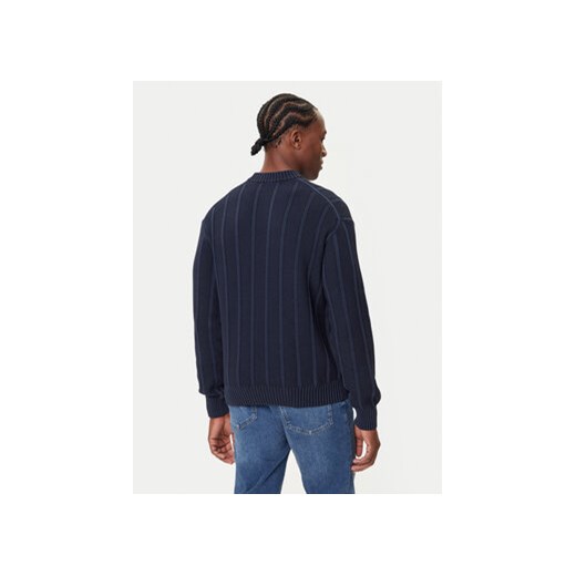 BOSS Sweter Kaktus 50543690 Granatowy Relaxed Fit L MODIVO