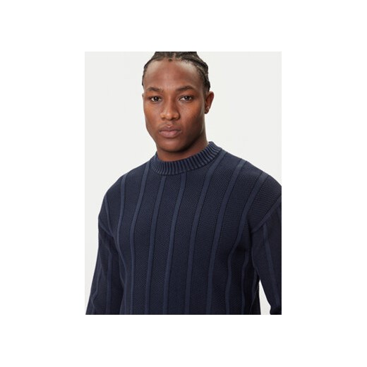 BOSS Sweter Kaktus 50543690 Granatowy Relaxed Fit S MODIVO