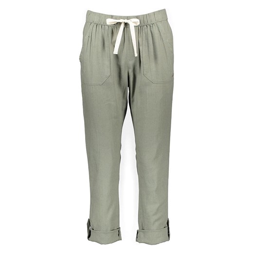 Roxy Spodnie w kolorze khaki ze sklepu Limango Polska w kategorii Spodnie damskie - zdjęcie 184683099