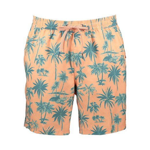 Quiksilver Szorty kąpielowe w kolorze pomarańczowo-turkusowym ze sklepu Limango Polska w kategorii Kąpielówki - zdjęcie 184683125