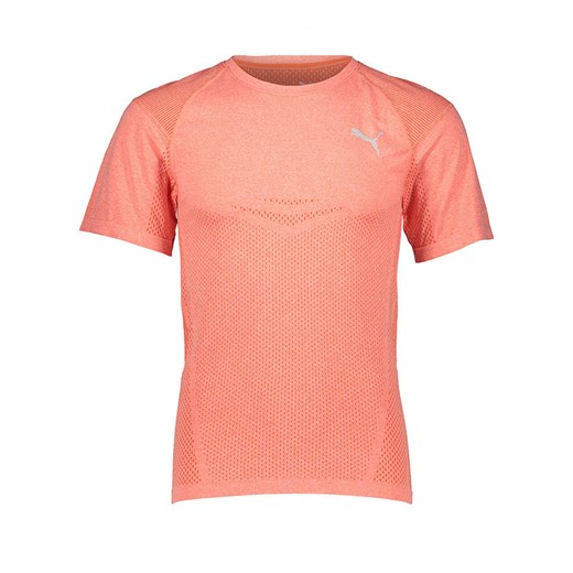 Puma Koszulka funkcyjna &quot;Train Evoknit&quot; w kolorze pomarańczowym ze sklepu Limango Polska w kategorii T-shirty męskie - zdjęcie 184683228