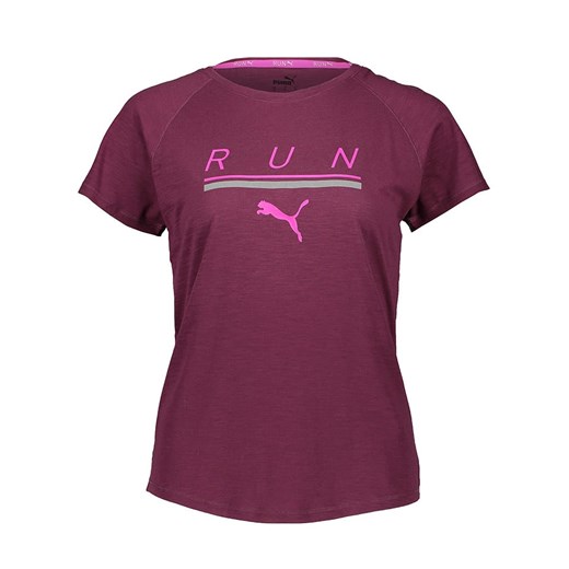 Puma Koszulka funkcyjna &quot;Run&quot; w kolorze bordowym ze sklepu Limango Polska w kategorii Bluzki damskie - zdjęcie 184683379