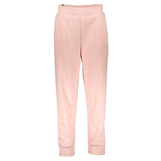 Puma Spodnie dresowe &quot;Essentials Plus Embroidery&quot; w kolorze jasnoróżowym ze sklepu Limango Polska w kategorii Spodnie damskie - zdjęcie 184683448