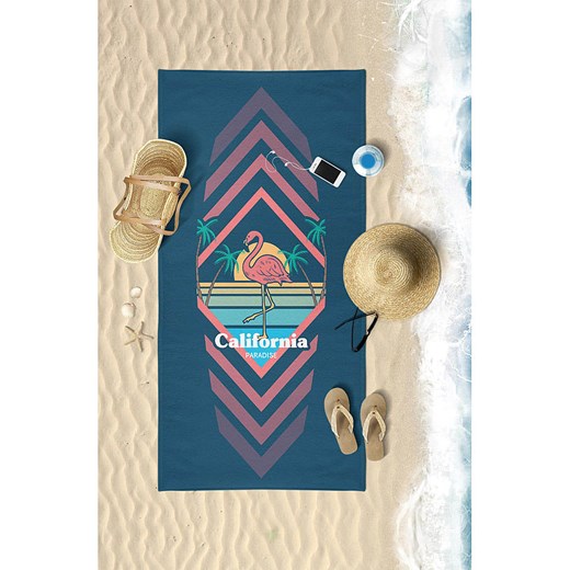 Samimi Ręcznik plażowy w kolorze jasnoróżowo-niebieskim - 150 x 75 cm ze sklepu Limango Polska w kategorii Ręczniki - zdjęcie 184683489