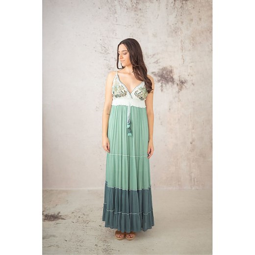 Lula Natura Sukienka w kolorze zielonym ze sklepu Limango Polska w kategorii Sukienki - zdjęcie 184683828