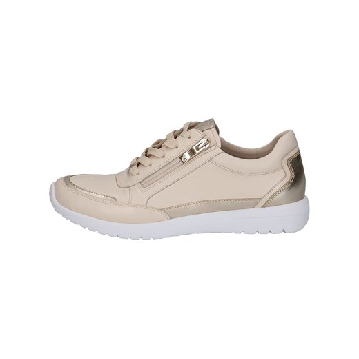 Caprice Skórzane sneakersy w kolorze złoto-beżowym ze sklepu Limango Polska w kategorii Buty sportowe damskie - zdjęcie 184683936