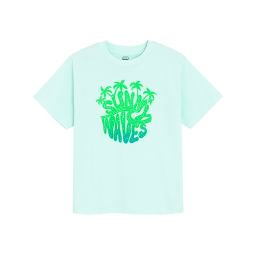 COOL CLUB Koszulka w kolorze błękitnym ze sklepu Limango Polska w kategorii T-shirty chłopięce - zdjęcie 184684098