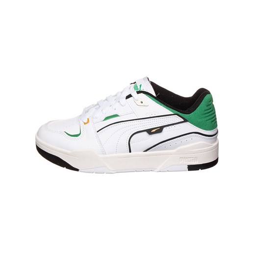 Puma Sneakersy &quot;Slipstream Bball&quot; w kolorze biało-zielono-czarnym ze sklepu Limango Polska w kategorii Buty sportowe męskie - zdjęcie 184684425