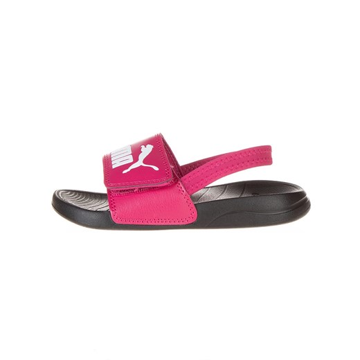 Puma Sandały &quot;Popcat 20 Backstrap AC&quot; w kolorze czarno-różowym ze sklepu Limango Polska w kategorii Sandały dziecięce - zdjęcie 184684537