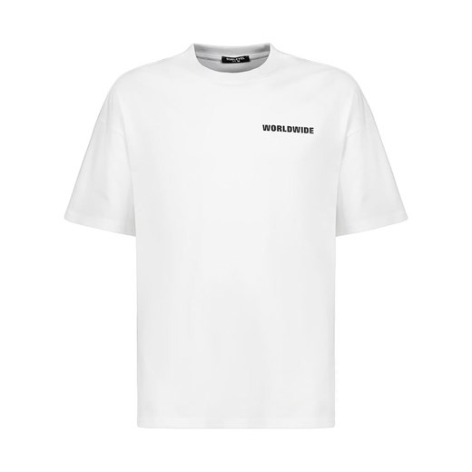 Sublevel Koszulka w kolorze białym ze sklepu Limango Polska w kategorii T-shirty męskie - zdjęcie 184684759