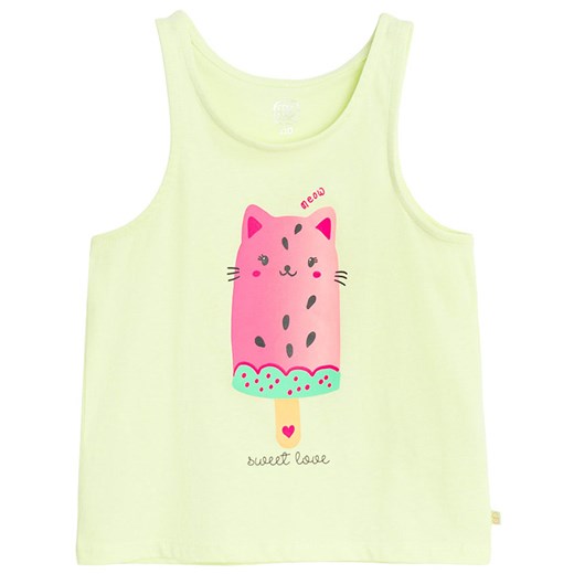 COOL CLUB Top w kolorze żółtym ze sklepu Limango Polska w kategorii Bluzki dziewczęce - zdjęcie 184685965