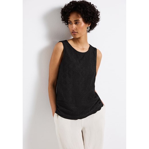 Street One Top w kolorze czarnym ze sklepu Limango Polska w kategorii Bluzki damskie - zdjęcie 184686377