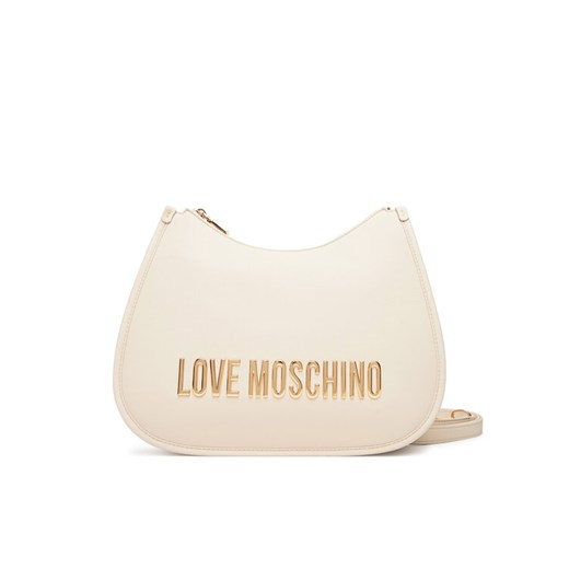 Torebka LOVE MOSCHINO JC4021PP1NKD0110 Beżowy ze sklepu eobuwie.pl w kategorii Listonoszki - zdjęcie 184686467