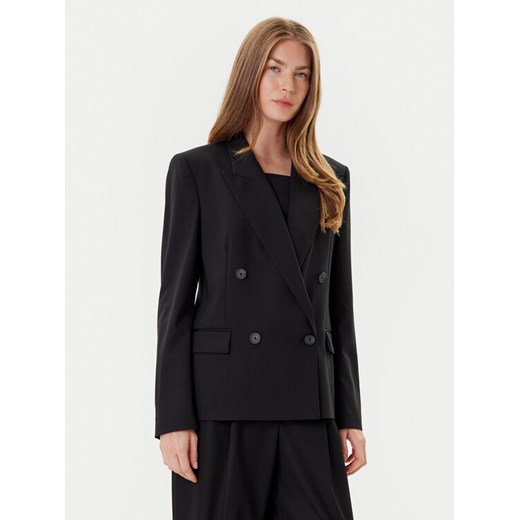 BOSS Marynarka Jaleto9 50546623 Czarny Regular Fit ze sklepu MODIVO w kategorii Marynarki damskie - zdjęcie 184686837