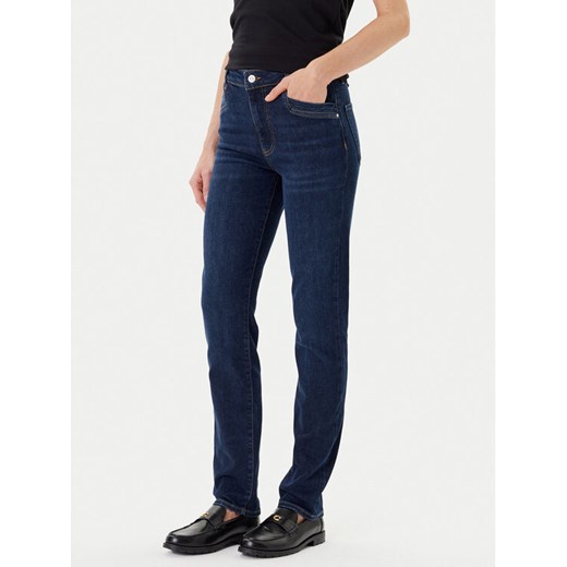 BOSS Jeansy State 2.0 50542555 Granatowy Slim Fit ze sklepu MODIVO w kategorii Jeansy damskie - zdjęcie 184686839
