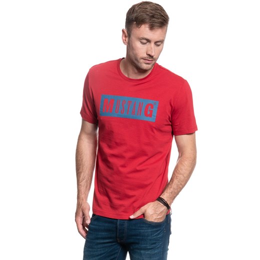 MUSTANG Alex C LOGO Tee 1009738 7189 ze sklepu YouNeedit.pl w kategorii T-shirty męskie - zdjęcie 184687938