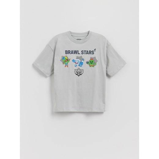 Reserved - T-shirt Brawl Stars - jasnoszary ze sklepu Reserved w kategorii T-shirty chłopięce - zdjęcie 184687958