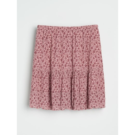 Sinsay - Spódnica mini w kwiaty - wielobarwny Sinsay M Sinsay