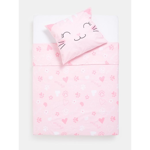 Sinsay - Komplet pościeli 160x200 - różowy Sinsay One Size Sinsay