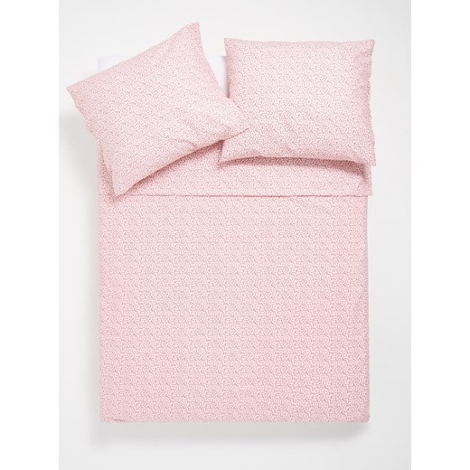 Sinsay - Komplet pościeli w kwiatowy wzór - różowy Sinsay One Size Sinsay