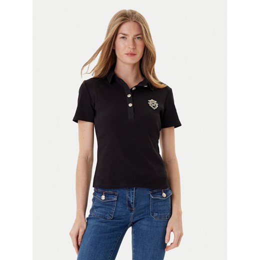 Morgan Polo 252-DPOLLA Czarny Slim Fit ze sklepu MODIVO w kategorii Bluzki damskie - zdjęcie 184688529