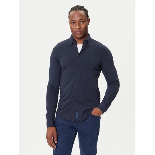 BOSS Koszula Myjersey 50543089 Granatowy Slim Fit ze sklepu MODIVO w kategorii Koszule męskie - zdjęcie 184688556