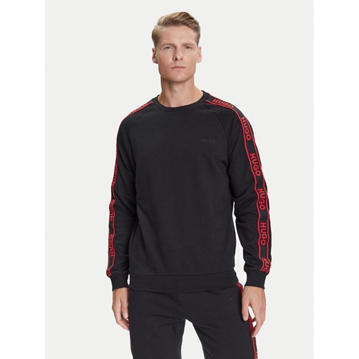 HUGO Bluza Liam 50540909 Czarny Regular Fit ze sklepu MODIVO w kategorii Bluzy męskie - zdjęcie 184688567
