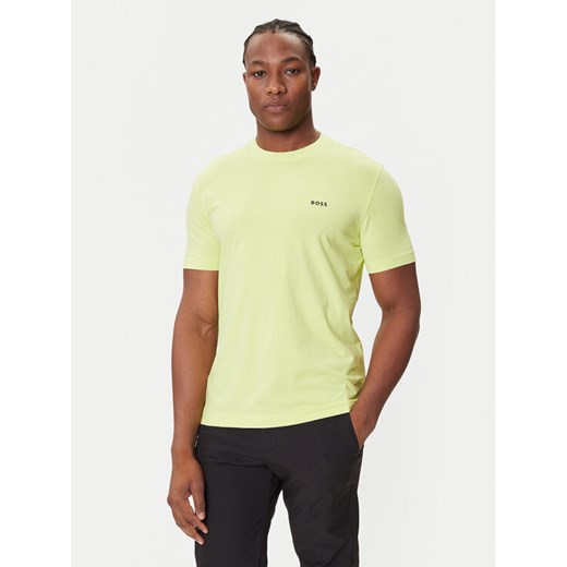 BOSS T-Shirt 50506373 Zielony Regular Fit ze sklepu MODIVO w kategorii T-shirty męskie - zdjęcie 184688575